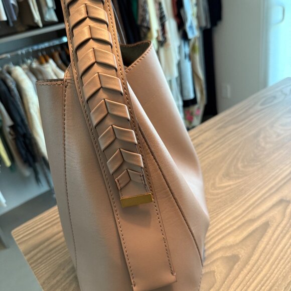 Stella McCartney Laser Cut Medium Hobo in Moss - Picture 4 of 5